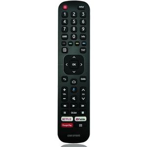 1x Vervangende Afstandsbediening ERF2F60G for Smart Android TV 9.0 Pie 40A56E (Zonder Spraakfunctie)
