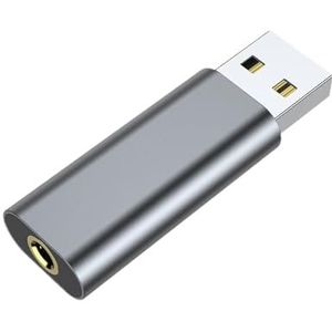 tongfeng USB naar audio-aansluiting | 3,5 mm Aux naar USB Plug and , universele USB-headsetadapter, drivervrije USB-audio voor game, League of Legend, headset