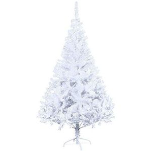 EINFEBEN Kunstkerstboom, 1,8 m, unieke kunstboom, kerstdecoratie, moeilijk ontvlambaar, decoratie voor Kerstmis, wit