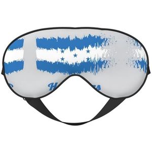 Blauwe Honduras Vlag Slaap Oog Mas Bijgewerkt Ontwerp Licht Blokkerende Night Eye Blinder Mannen Vrouwen Shift Werk Reizen