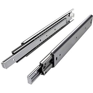 1 Paar (2 stuk) Volledig uitschuifbaar Ladegeleider KV1-100-H53-L1500-NF Lengte 1500 mm Draagkracht 100 Kg gegalvaniseerd van SOTECH