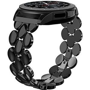 Metalen roestvrijstalen band Compatible With Samsung Galaxy Watch 20mm Strap Compatible With Gear S3 Frontier/Galaxy Horloge Actieve 40mm Metalen riem (Size : Pink Gold)