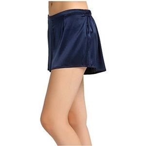 Jasmine Silk Lady's Classic Zijde Franse Knickers Boxers Navy (Large)