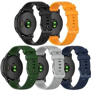 Tyogeephy Compatible with Garmin Vivoactive 4 Bands Silicone Strap Sport Wristband for Vivoactive 4 Watch Band (Not for 4S)