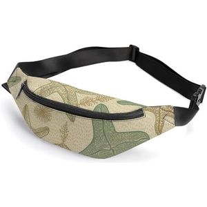 Fanny Pack voor Mannen Vrouwen Crossbody Heuptas Handgetekende Zeester Pack Riem Tas voor Reizen Bum Bag, stijl, 36*15cm, stijl, 36*15cm, Stijl, 36*15cm