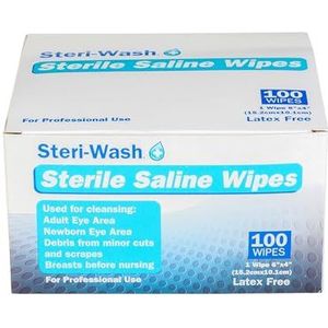 Steri-Wash Nazorg Piercing Doekjes 100 Count