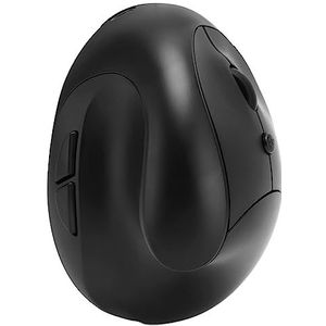 Draadloze Verticale Muis, 2,4 GHz Draadloze Verbinding Ergonomisch Verticaal Muisontwerp voor Thuis (Zwart)