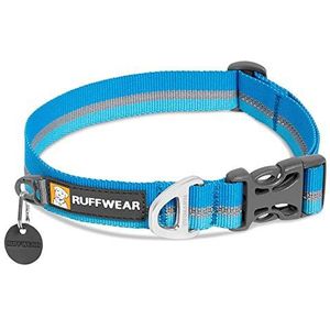 RUFFWEAR Crag halsband, reflecterende en comfortabele kraag voor dagelijks gebruik, blauwe schemering, 20""-26