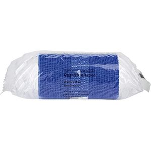 DracoElfi haft color Fixierbinde 8 cm x 4 m blau, 1 st. Verband