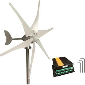 3000W Horizontale Windturbines Generator 12 V/24 V/48 V Geluidsarme Windturbine 5 Blade familie Met Controller voor huis, boerderij, straatverlichting, boten(Type2,24V_3KW)