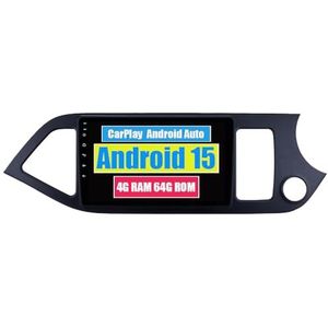 RoverOne Auto Stereo CarPlay Hoofd Unit voor Kia Picanto Morning 2 2011 2012 2013-2017 Android Auto Touchscreen Sat Navi Bluetooth WiFi Radio Speler