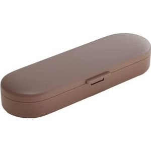 Handige medicijndoos reizen draagbare medicijndoos vermijdende opslag geschikt voor het dragen van pillen (bruin 1 stuks)