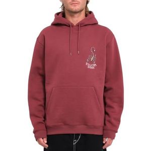 Volcom - Lintell Classic Merlot Hoodie voor heren - Heren - Maat S - Paars