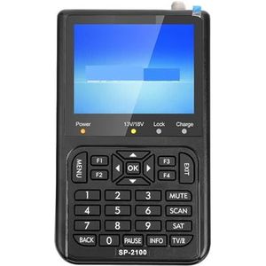 Digitale satellietzoeker Sp-2100 Dvb S/s2 digitale satellietzoekermeter 3,5 inch signaalzoekermeter voor het aanpassen van de satelliet-tv-schotel