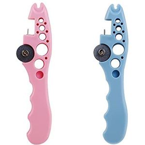 ZHONGLEFA 2 stuks multifunctionele ampulopener, ampulbrekers, medicijnflesje, ampul glazen flesopener met slijpschijf voor het snijden van de ampul of medisch glas