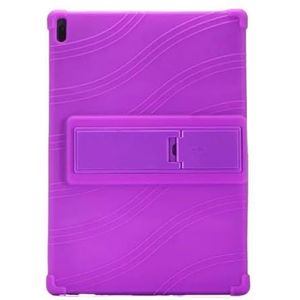 Siliconen Schokbestendig Tablet Case Geschikt for Lenovo TAB 4 10 TB-X304F TB-X304N L/Tab4 10 Plus TB-X704L 10.1 inch Case(PURPLE)