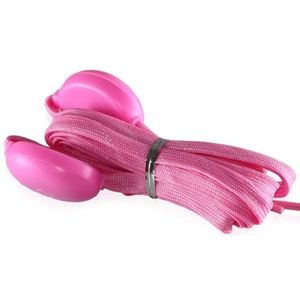 BOSREROY LED Lichtgevende Knipperende Schoenveters Unisex Mode Nylon Sneaker Strings Draagbare Vervanging Schoenveters, roze, 5