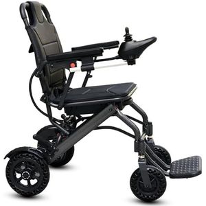 Rolstoel - Lichtgewicht Opvouwbaar - Koolstofvezel - Draagvermogen 120 kg - Reismaat - Goedkeuring Luchtvaartmaatschappij