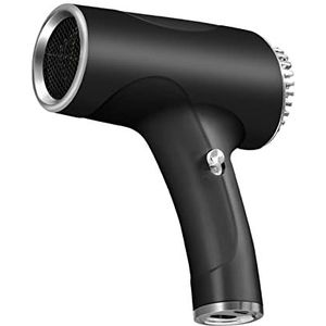 Draadloze Haardroger Oplaadbare Batterij Haardrogers Draagbaar Voor Reizen Kamperen Strand Verduisterende Föhn Met Hete En Koude Wind Haarverzorging Bij Lage Hitte Draadloos Föhnen,Black