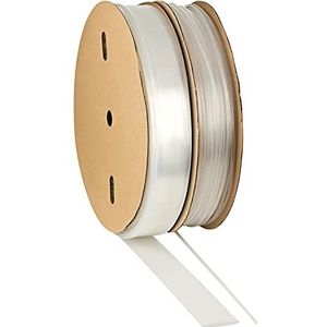ISOLATECH krimpkous per meter transparant met lijm Ø 8mm 2 meter krimpverhouding 3:1 set polyolefine voor het isoleren van kabels soldeerverbindingen zonder label (Ø8mm 2meter)