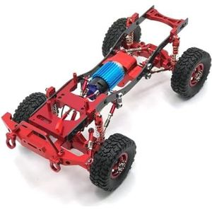 MANGRY Upgrade Frame Geschikt for WPL 1/16 C14 C24 RC Auto-onderdelen (Color : Red)