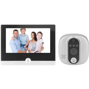 Slimme Digitale Kijkgatviewer, 1080P-camera, Draagbare Bewegingsdetectie, High Definition-opname, Tweewegintercom