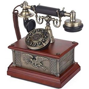 Telefoon Telefoon Jiating Hotel Vaste vaste lijn Amerikaans metaal Massief hout Retro telefoon