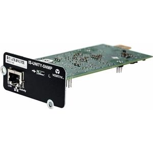 Vertiv - IS-UNITY-SNMP - Netwerkkaart - Zwart - Ethernet Interface