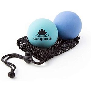 Acupoint Fysiotherapiebalset, ideaal voor yoga, massage met diepe weefsels, triggerpoint-therapie en myofasciale vrijgavetherapie-uitrusting