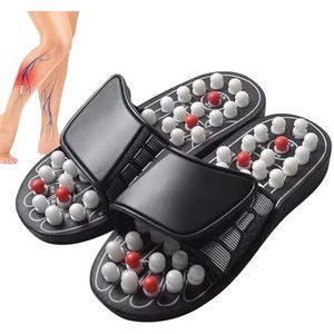 Neamou Massagesandalen, antislip, comfortabele pantoffels, draagbare sandalen, schoenen, voetmassageapparaat voor mannen en vrouwen, rustgevende ervaring