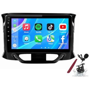 Android 14 Autoradio Sat Navi voor L-ada Xray (2015-2019) 9 Inch Touchscreen Multimedia Speler met Draadloze Carplay GPS Navigatie FM RDS Bluetooth 5G-WiFi SWC DSP,M100s