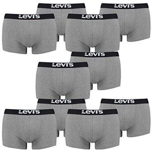 Levi's Pack van 10 mannen Solid Basic Trunk Boxer Shorts onderbroek broek ondergoed - - M