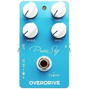 Caline Pedal CP-12 Pure Sky Overdrive Effect-Guitar Effects Pedaal, blauw, maat