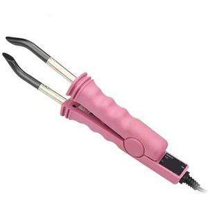 618H Professionele Constante Temperatuur Haarverlenging Ijzer Warmte Connector Wand Smeltgereedschap Efficiënte Tijdbesparing(Pink)