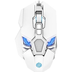 Kalttoy Q18 Gaming Mouse Ergonomische Bedrade Muis 9-Key LED 6400DPI Optische Programmeerbaar