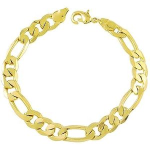 Armbanden Herensieraden 24K galvaniserende gouden armband 8MM armband Kleding, schoenen en sieraden (Color : 4MM)