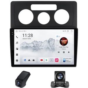 10"" Autoradio Bluetooth geldt voor Volkswagen Caddy 2K 3 III 2004-2010 Carplay Android Auto/DSP/WiFi GPS Navi RDS/FM Ingebouwde WiFi,Android 14 Radio 2 din met achteruitrijcamera(C20Plus)