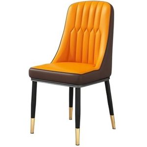 Eetkamerstoelen Moderne eetkamerstoelen, gestoffeerde metalen poten, eetkamerstoelen, keukenstoelen, vrijetijdsstoel, koffiestoel voor Thuiskeuken en Café-bar (Color : I)