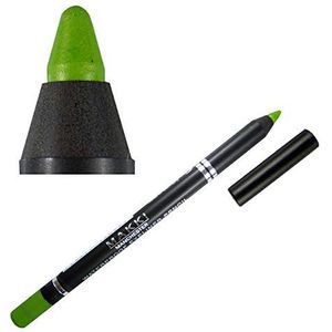 Makki Waterdichte eyeliner ultra licht glijdende lange grip 12 lentegroen