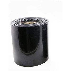 Krimpkous, 1 kg PVC zwarte krimpbare kabelhuls, voor 18650 isolerende mouw krimpbuis (maat: breedte 160 mm 1 kg) (maat: breedte 60 mm 1 kg)