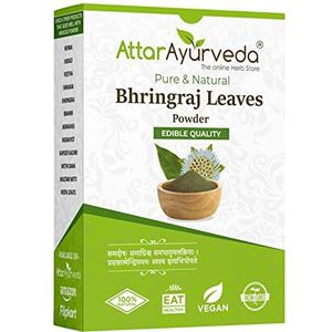 Attar Ayurveda Natural False Daisy/Bhringraj/Bhringrajasava/Bringaraja Powder for Hair Loss & Promotes Hair Growth No Preservative and Chemicals 100 gm