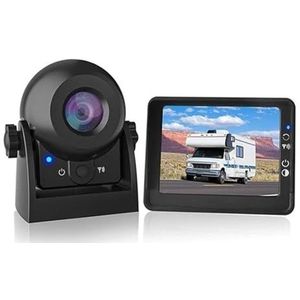 Wifi Draadloze Achteruitrijcamera Met 4,3 Inch LCD-monitor IP68 Waterdichte Auto Achteruitrijcamerakit Voor Autovrachtwagen Omgekeerde Camera Achteruitrijcamera Met