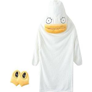 Eend - Onesie - Pluche - Kostuum - Flanel - Dierenkostuum voor Halloween