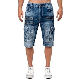 Cipo & Baxx Heren Shorts CK295 Blauw W36