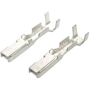 XIOKLM 50 Stuks Auto Vrouwelijke Krimpterminal 2. Mm Connector Splice Pins Losse Terminals 8240-4862(200 Pcs)