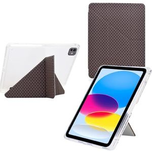 OWSIHNZBF voor iPad Pro 11 inch 2024 M4 5e generatie (A3006 A2836 A2837) stootvaste beschermhoes, slank ontwerp, intelligente wek-/slaapfunctie, licht met penhouder (bruin)