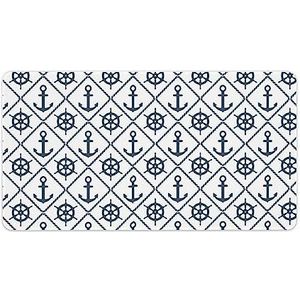 Stuurwiel En Anker Print Bureau Pad Protector Muismatten Kantoor Tafel Mat Grote Muismat Antislip Laptop Pad