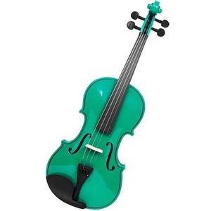 Viool Set 4/4 viool massief hout groene akoestische viool professionals handgemaakte viool voor beginners snaarinstrument