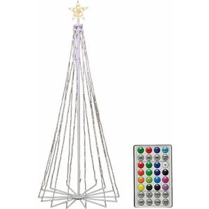 Lumineo Kerstboom 490772 LED buitenverlichting meerkleurig 60 x 60 x 150 cm