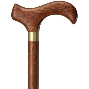 wandelstok， Klassieke en praktische wandelstok for ouderen, duurzame houten antislip, Omic Bird-Back grip(B,90Cm(Use Height 170 175Cm))